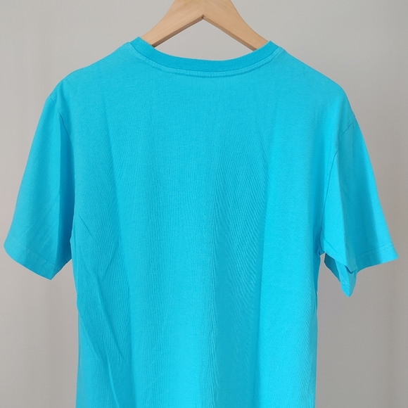 Adidas Graphic T-Shirt Basketball Size Small Blue - Picture 6 of 12